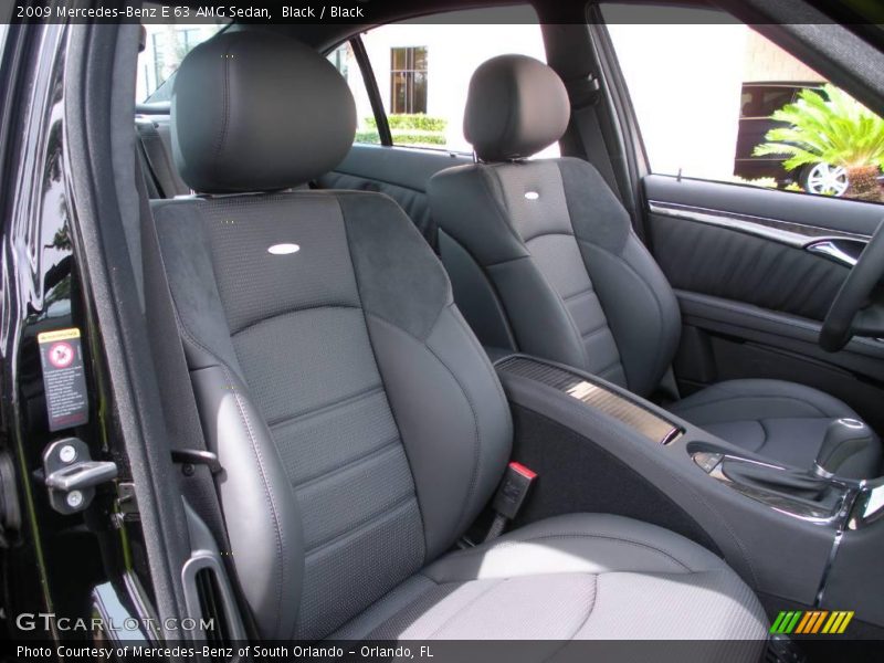 Black / Black 2009 Mercedes-Benz E 63 AMG Sedan