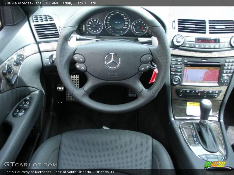 Black / Black 2009 Mercedes-Benz E 63 AMG Sedan