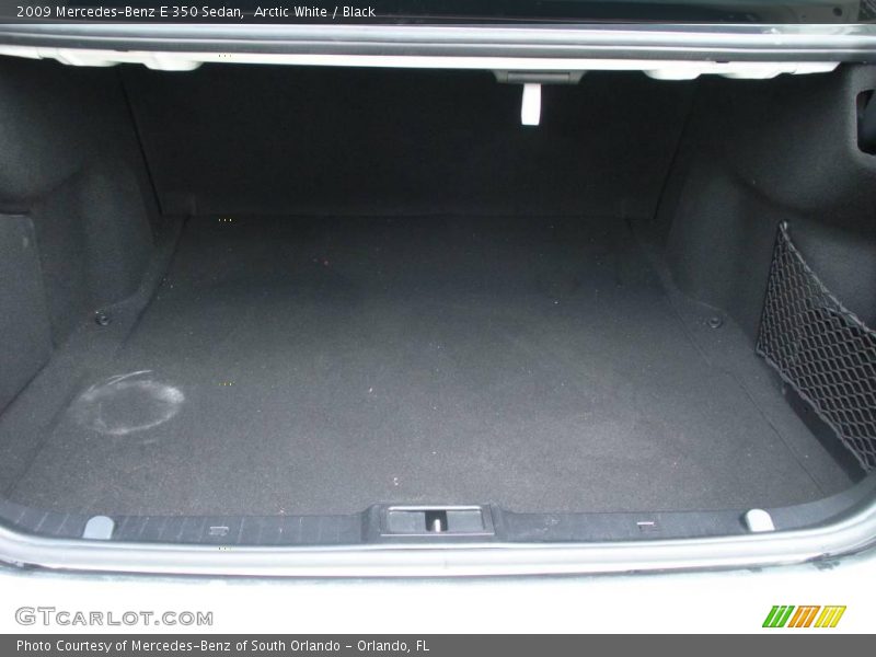 Arctic White / Black 2009 Mercedes-Benz E 350 Sedan