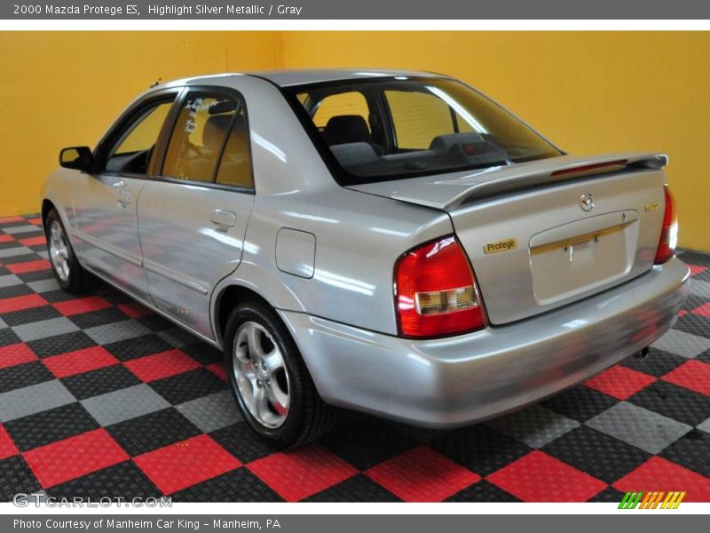 Highlight Silver Metallic / Gray 2000 Mazda Protege ES