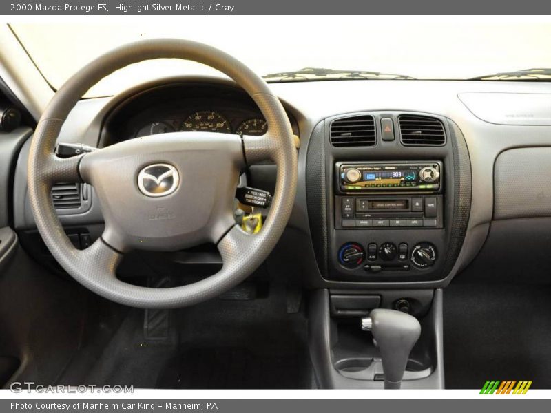 Highlight Silver Metallic / Gray 2000 Mazda Protege ES