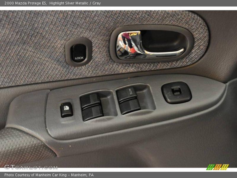 Highlight Silver Metallic / Gray 2000 Mazda Protege ES