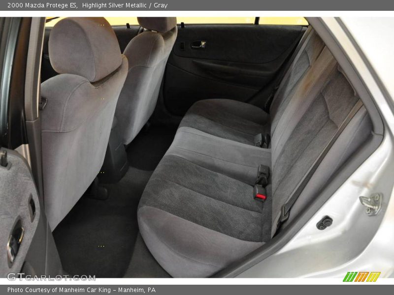 Highlight Silver Metallic / Gray 2000 Mazda Protege ES