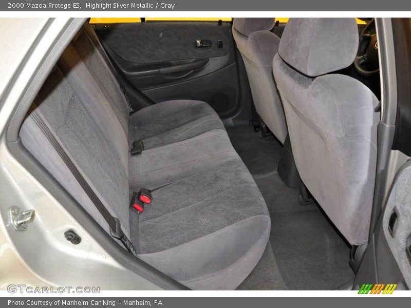 Highlight Silver Metallic / Gray 2000 Mazda Protege ES