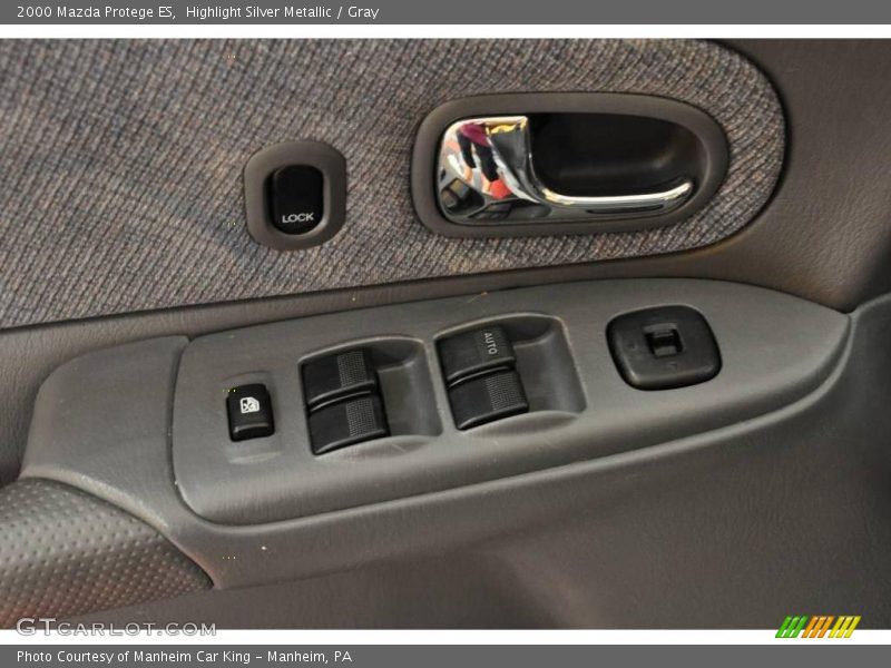 Highlight Silver Metallic / Gray 2000 Mazda Protege ES