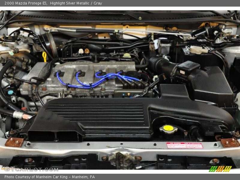 Highlight Silver Metallic / Gray 2000 Mazda Protege ES