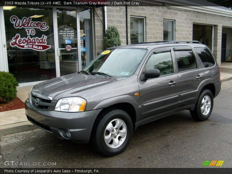 Dark Titanium Gray Metallic / Dark Flint Gray 2003 Mazda Tribute LX-V6 4WD