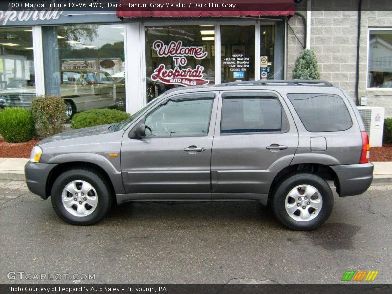 Dark Titanium Gray Metallic / Dark Flint Gray 2003 Mazda Tribute LX-V6 4WD