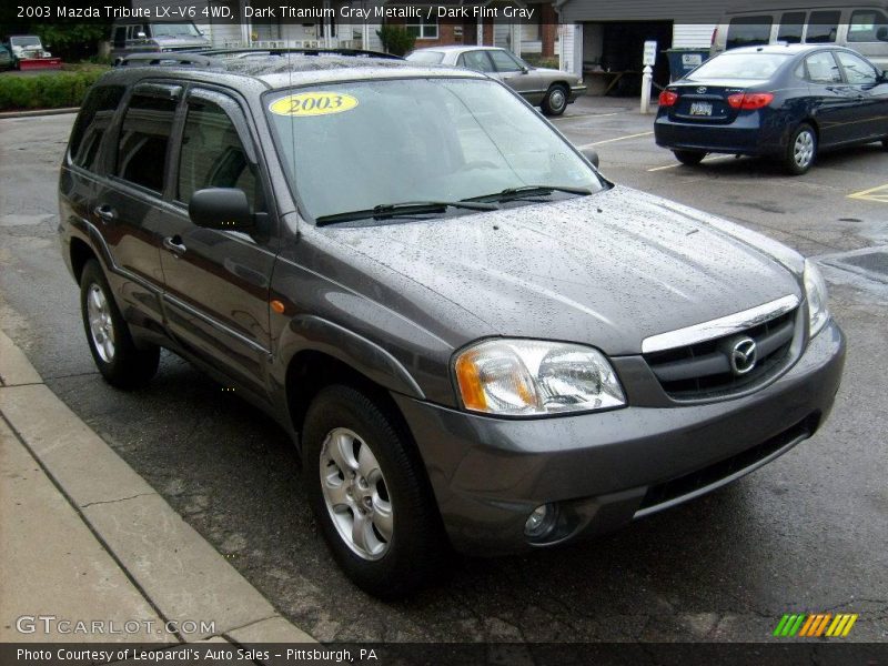 Dark Titanium Gray Metallic / Dark Flint Gray 2003 Mazda Tribute LX-V6 4WD