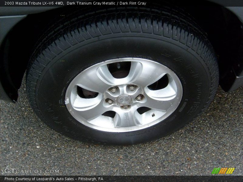 Dark Titanium Gray Metallic / Dark Flint Gray 2003 Mazda Tribute LX-V6 4WD