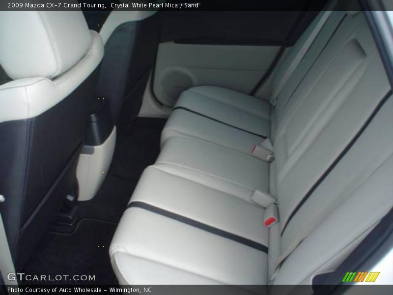 Crystal White Pearl Mica / Sand 2009 Mazda CX-7 Grand Touring