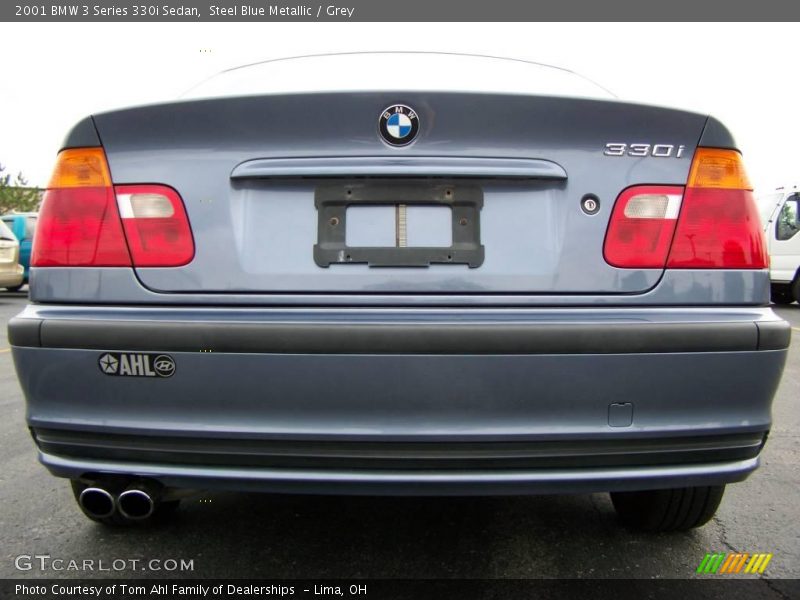 Steel Blue Metallic / Grey 2001 BMW 3 Series 330i Sedan
