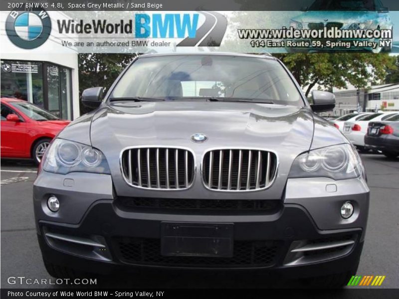 Space Grey Metallic / Sand Beige 2007 BMW X5 4.8i