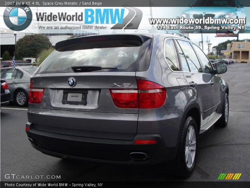 Space Grey Metallic / Sand Beige 2007 BMW X5 4.8i