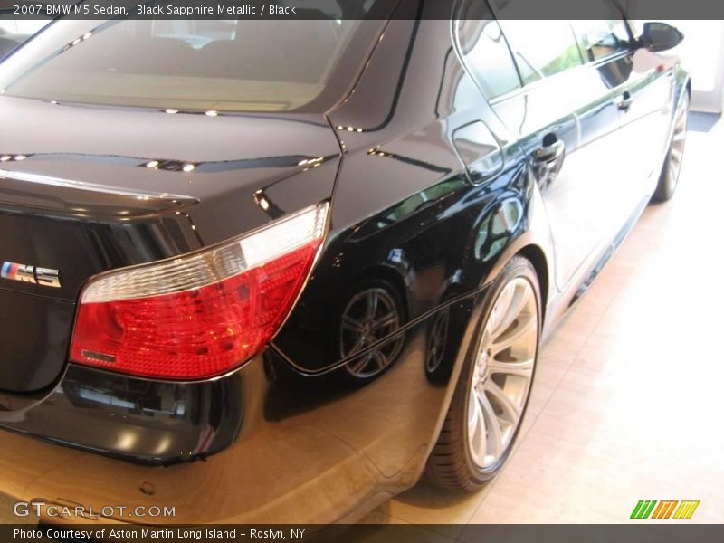 Black Sapphire Metallic / Black 2007 BMW M5 Sedan