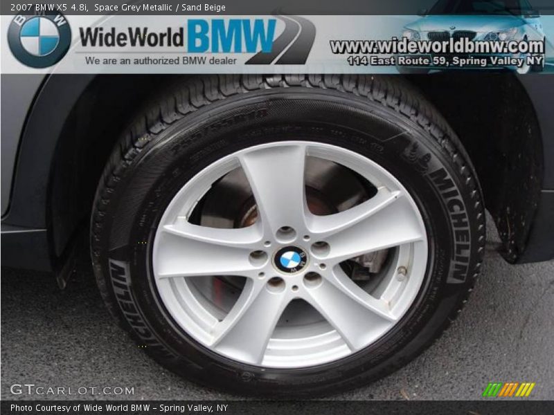 Space Grey Metallic / Sand Beige 2007 BMW X5 4.8i
