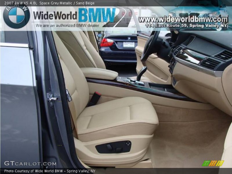 Space Grey Metallic / Sand Beige 2007 BMW X5 4.8i