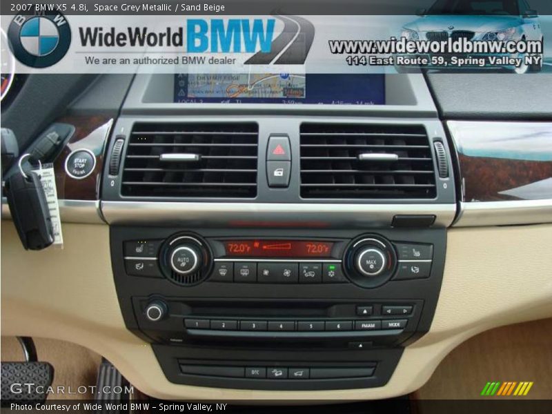 Space Grey Metallic / Sand Beige 2007 BMW X5 4.8i