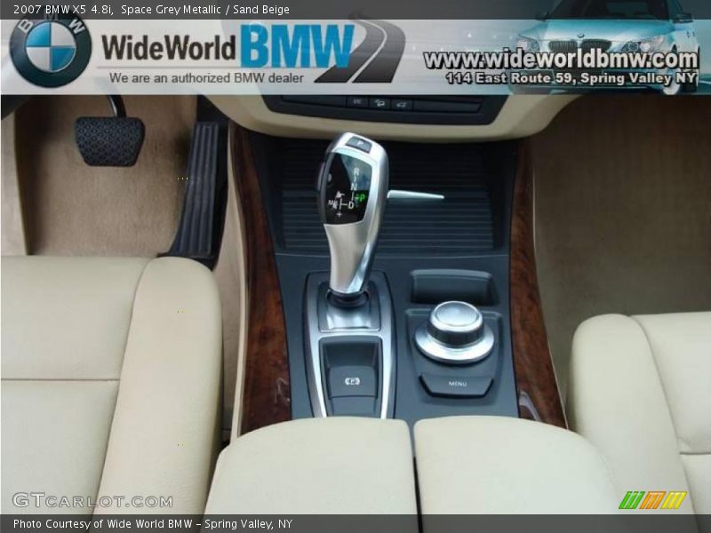 Space Grey Metallic / Sand Beige 2007 BMW X5 4.8i