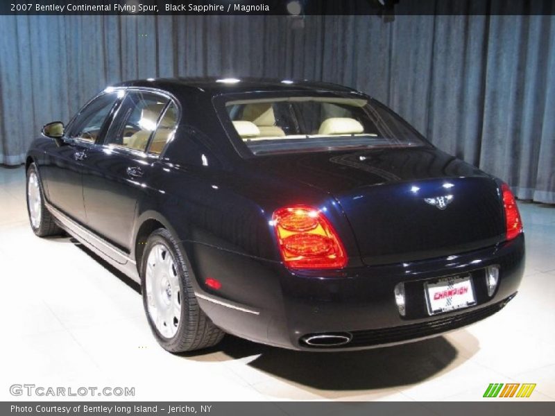 Black Sapphire / Magnolia 2007 Bentley Continental Flying Spur