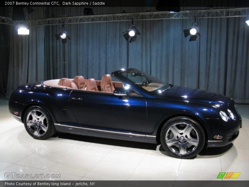 Dark Sapphire / Saddle 2007 Bentley Continental GTC