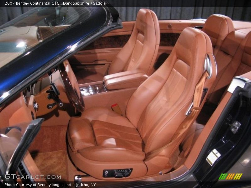 Dark Sapphire / Saddle 2007 Bentley Continental GTC