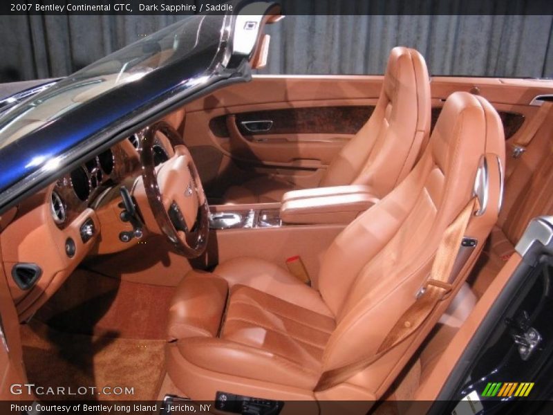 Dark Sapphire / Saddle 2007 Bentley Continental GTC