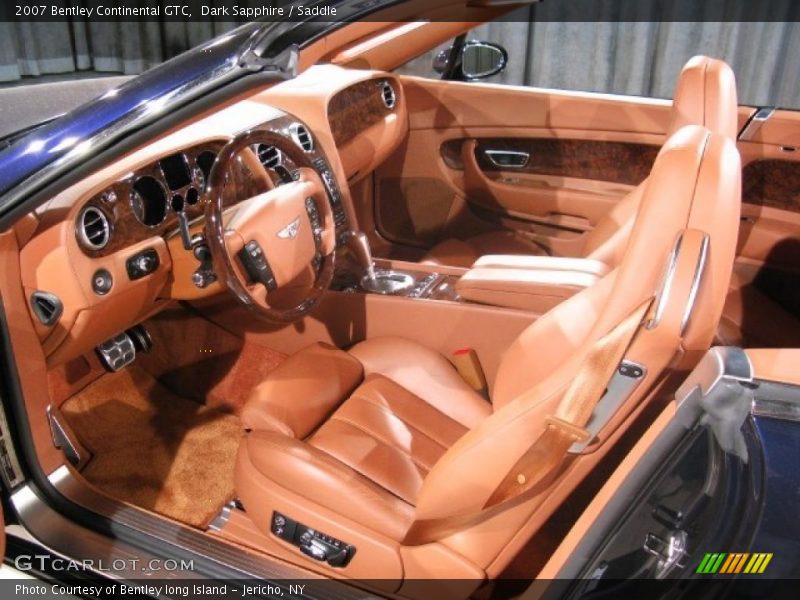 Dark Sapphire / Saddle 2007 Bentley Continental GTC