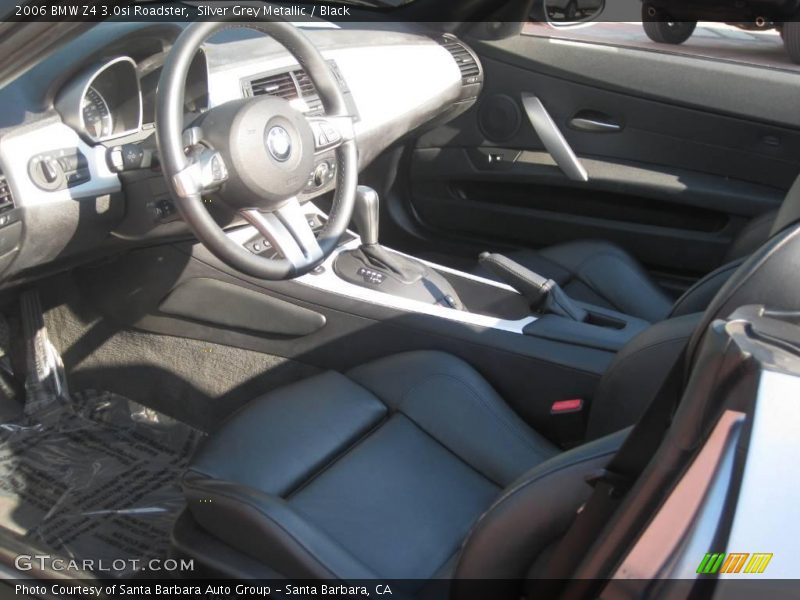 Silver Grey Metallic / Black 2006 BMW Z4 3.0si Roadster