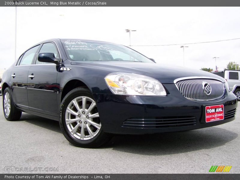 Ming Blue Metallic / Cocoa/Shale 2009 Buick Lucerne CXL