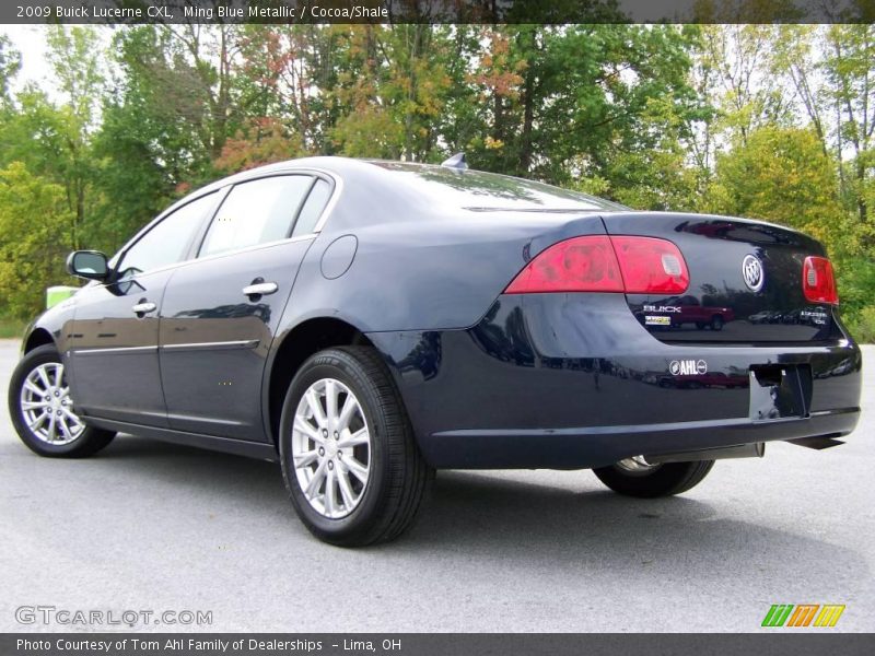 Ming Blue Metallic / Cocoa/Shale 2009 Buick Lucerne CXL