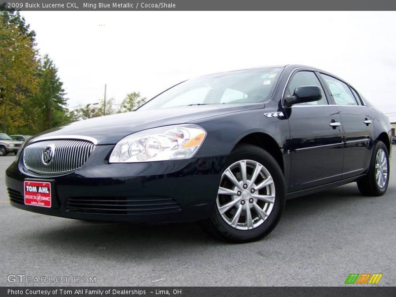 Ming Blue Metallic / Cocoa/Shale 2009 Buick Lucerne CXL