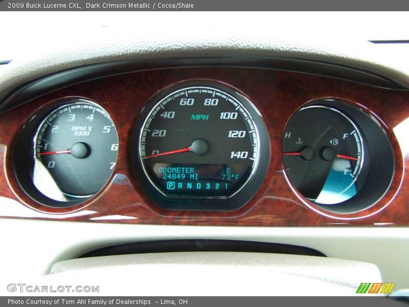 Dark Crimson Metallic / Cocoa/Shale 2009 Buick Lucerne CXL