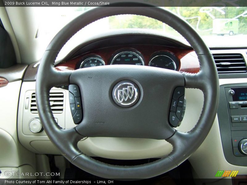 Ming Blue Metallic / Cocoa/Shale 2009 Buick Lucerne CXL