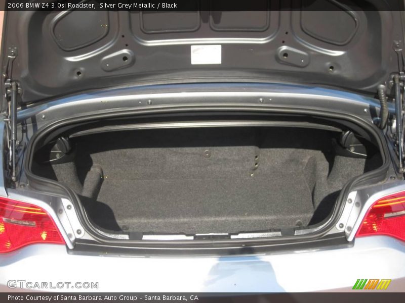 Silver Grey Metallic / Black 2006 BMW Z4 3.0si Roadster
