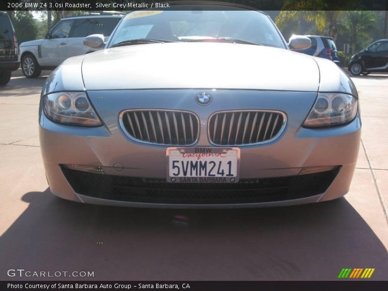 Silver Grey Metallic / Black 2006 BMW Z4 3.0si Roadster