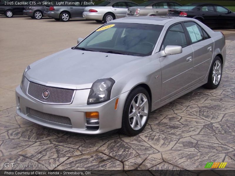 Light Platinum / Ebony 2005 Cadillac CTS -V Series