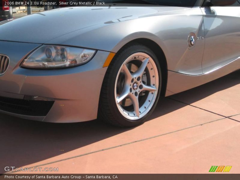 Silver Grey Metallic / Black 2006 BMW Z4 3.0si Roadster