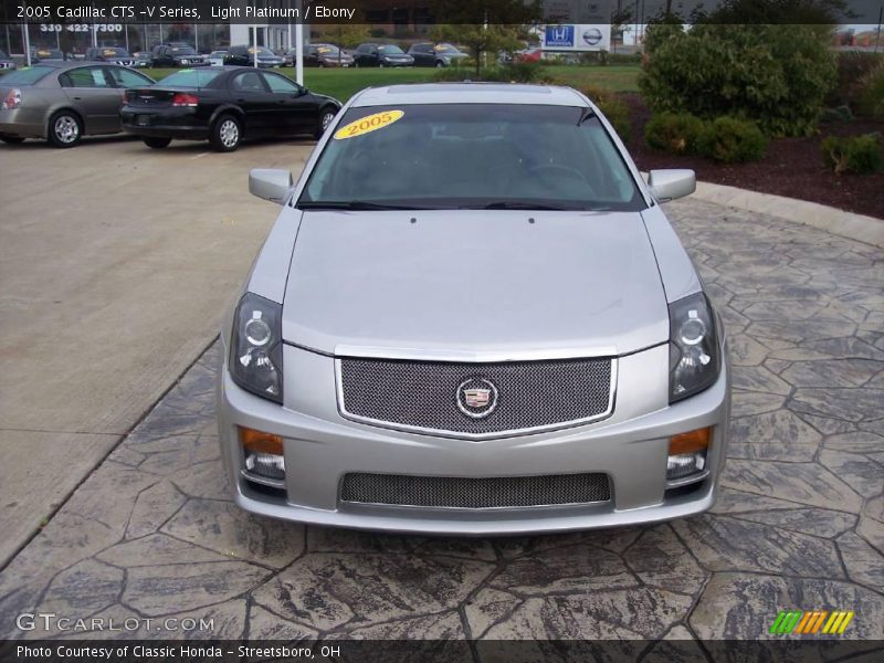 Light Platinum / Ebony 2005 Cadillac CTS -V Series