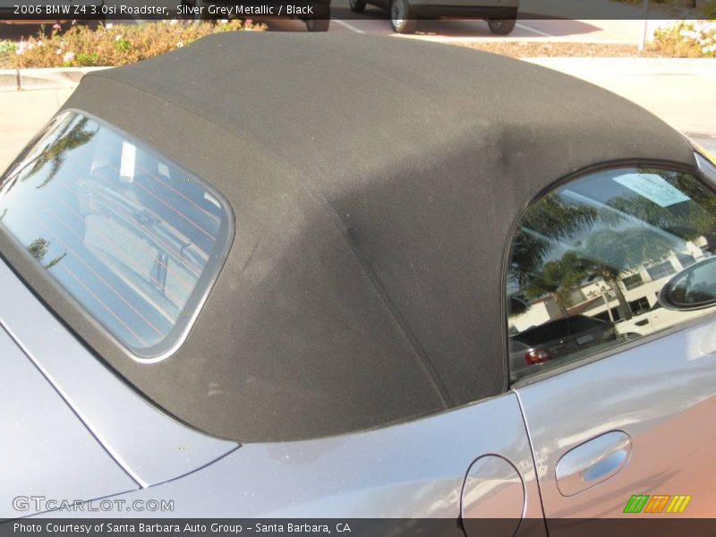 Silver Grey Metallic / Black 2006 BMW Z4 3.0si Roadster