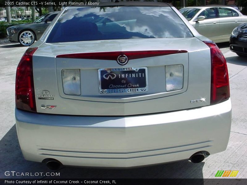 Light Platinum / Ebony 2005 Cadillac CTS -V Series