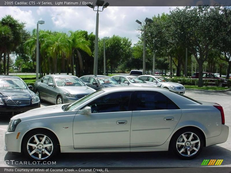 Light Platinum / Ebony 2005 Cadillac CTS -V Series
