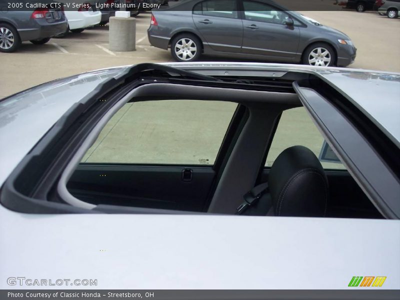 Light Platinum / Ebony 2005 Cadillac CTS -V Series