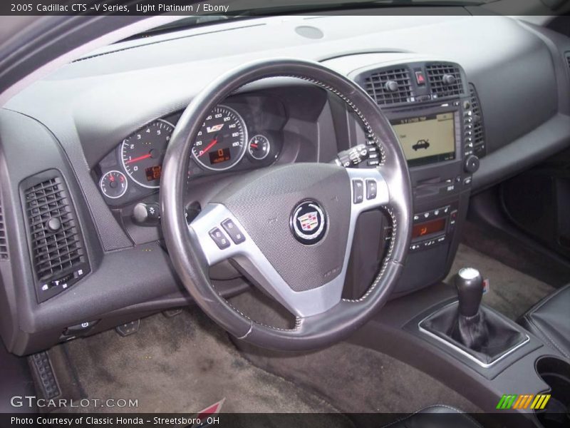 Light Platinum / Ebony 2005 Cadillac CTS -V Series