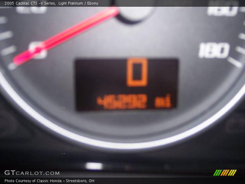 Light Platinum / Ebony 2005 Cadillac CTS -V Series