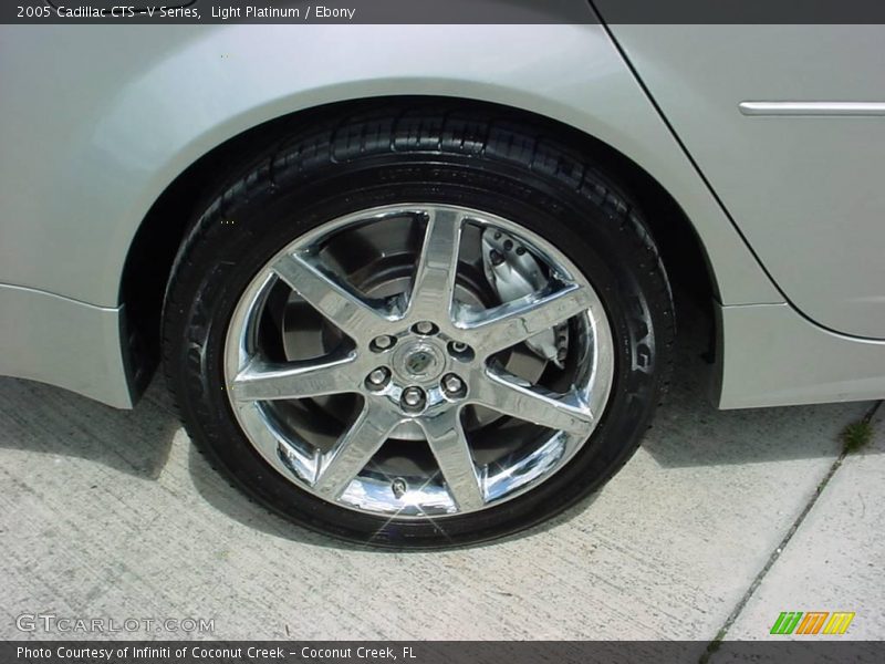Light Platinum / Ebony 2005 Cadillac CTS -V Series