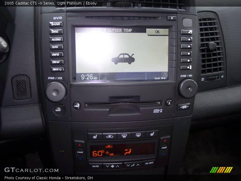 Light Platinum / Ebony 2005 Cadillac CTS -V Series
