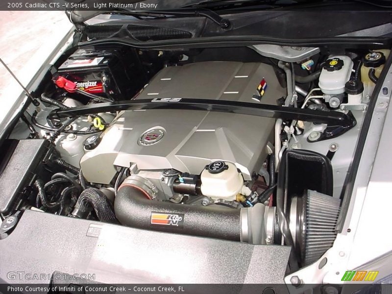 Light Platinum / Ebony 2005 Cadillac CTS -V Series