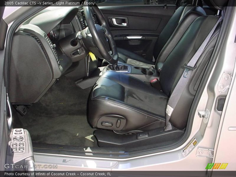 Light Platinum / Ebony 2005 Cadillac CTS -V Series
