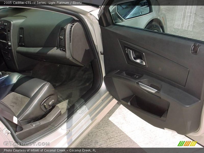 Light Platinum / Ebony 2005 Cadillac CTS -V Series